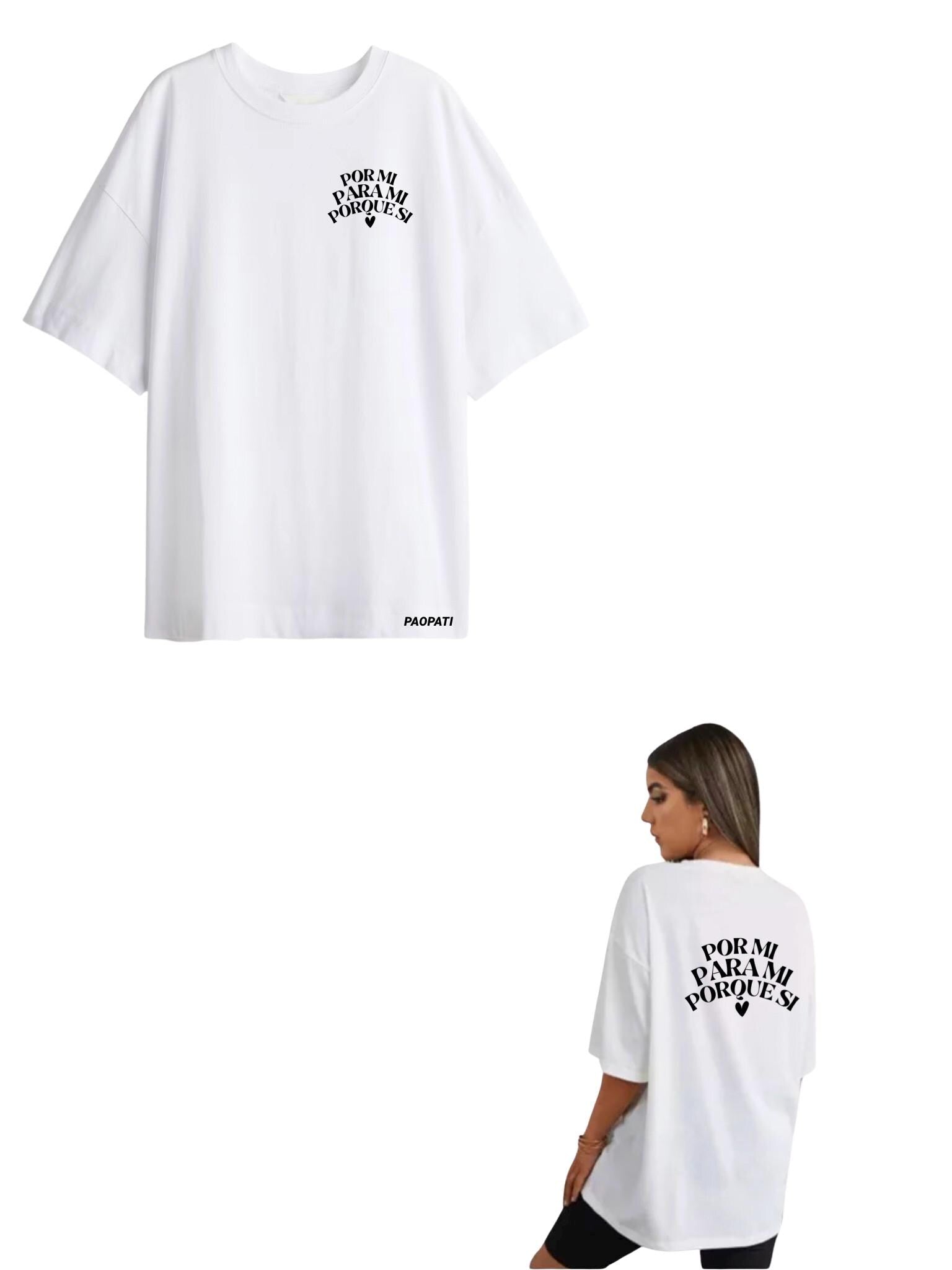 CAMISETA POR MI PARA MMI PORQUE SI